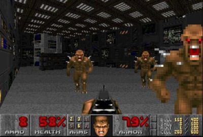 Imagen de DOOM conservada en la guía de abandonware