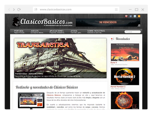 Aspecto de Clásicos Básicos en 2009