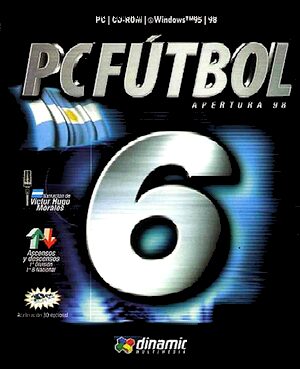 Portada de PC Fútbol 6: Apertura 98′