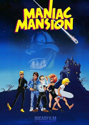 Portada de Maniac Mansion