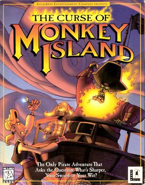 Portada de The Secret of Monkey Island 3: The Curse of Monkey Island